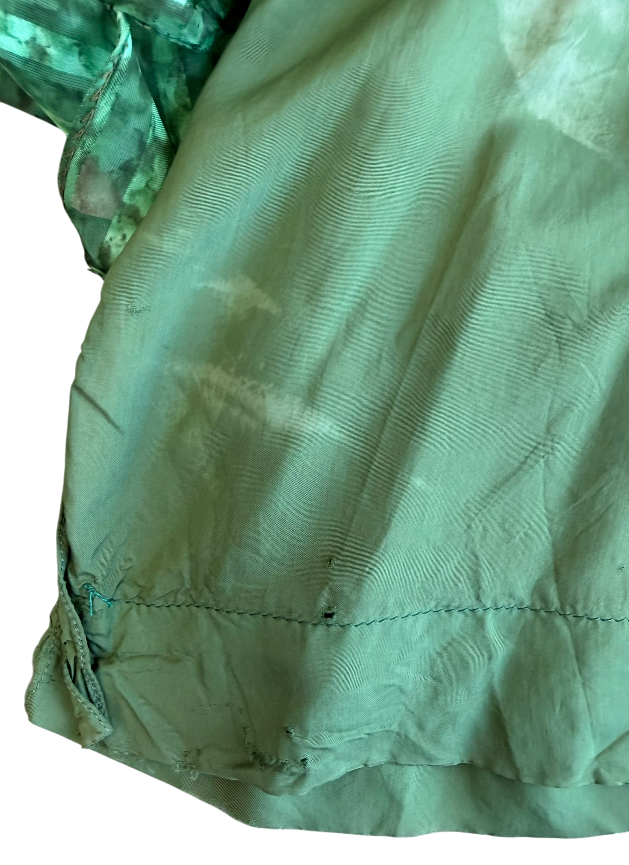 1970's Albert Capraro Green Dress