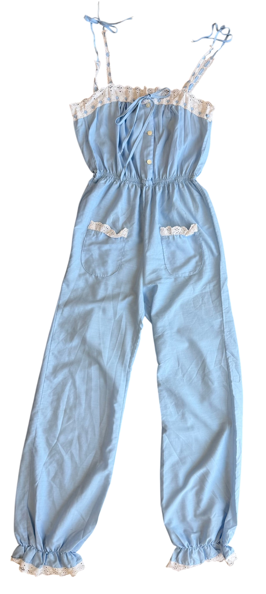 70's Baby Blue Jumpsuit