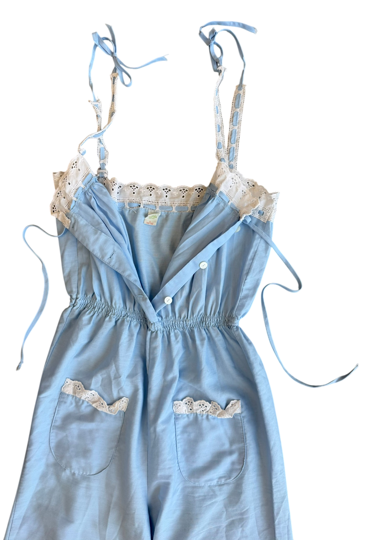 70's Baby Blue Jumpsuit