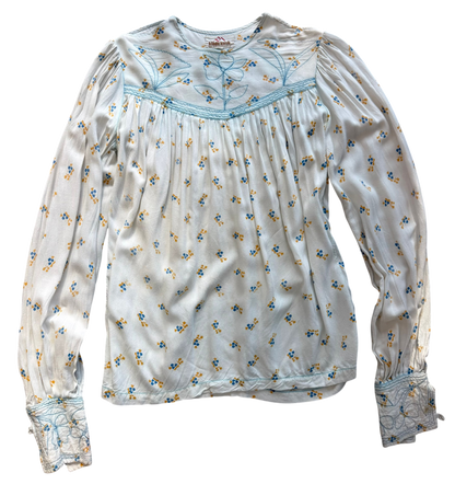 1970's Folk Cotton Blouse