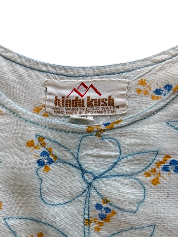 1970's Folk Cotton Blouse