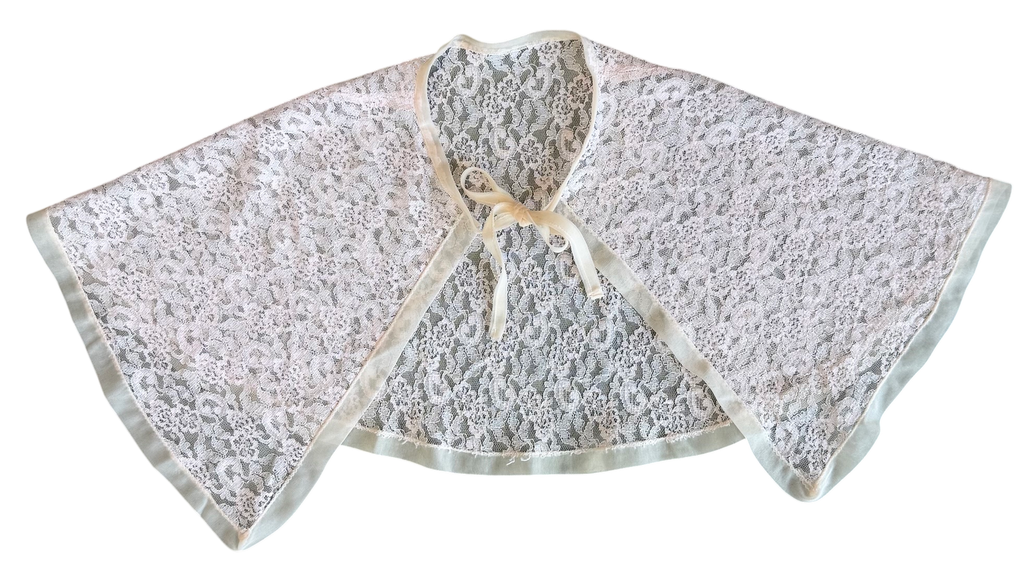 Antique Pale Pink Capelet