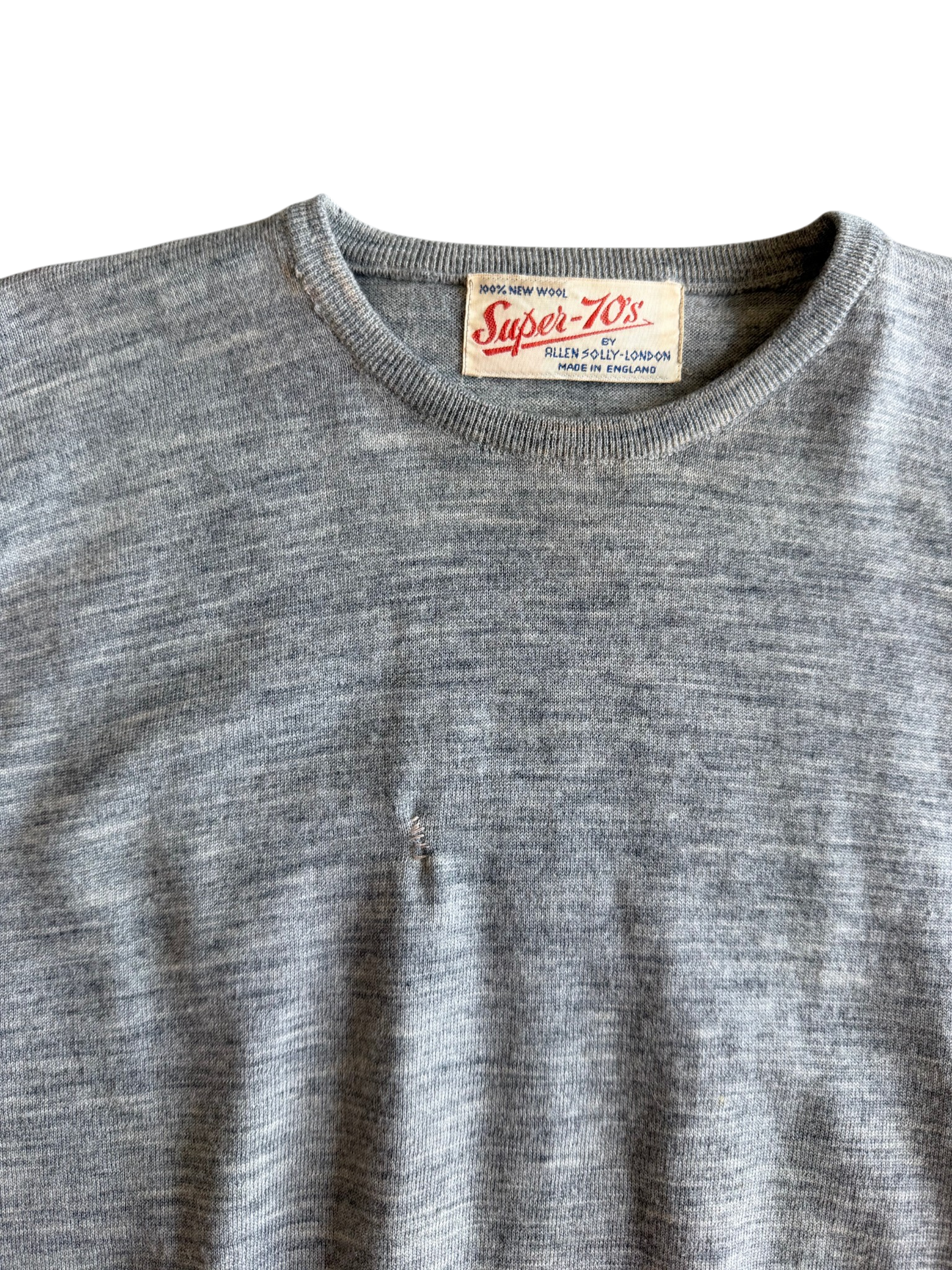 1970s English Wool Knit Top