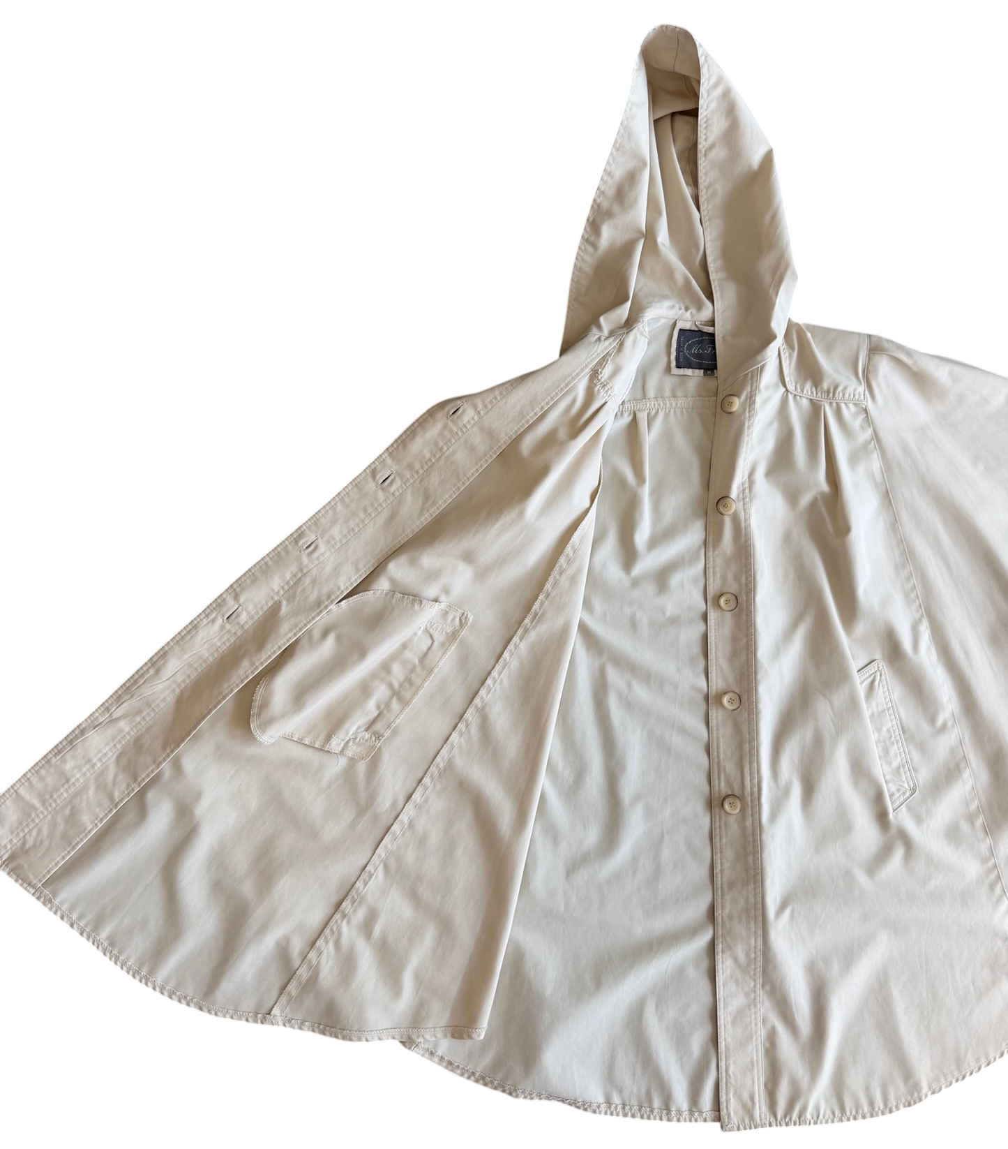 1970's Ms. Freddi Hooded Trench Cape