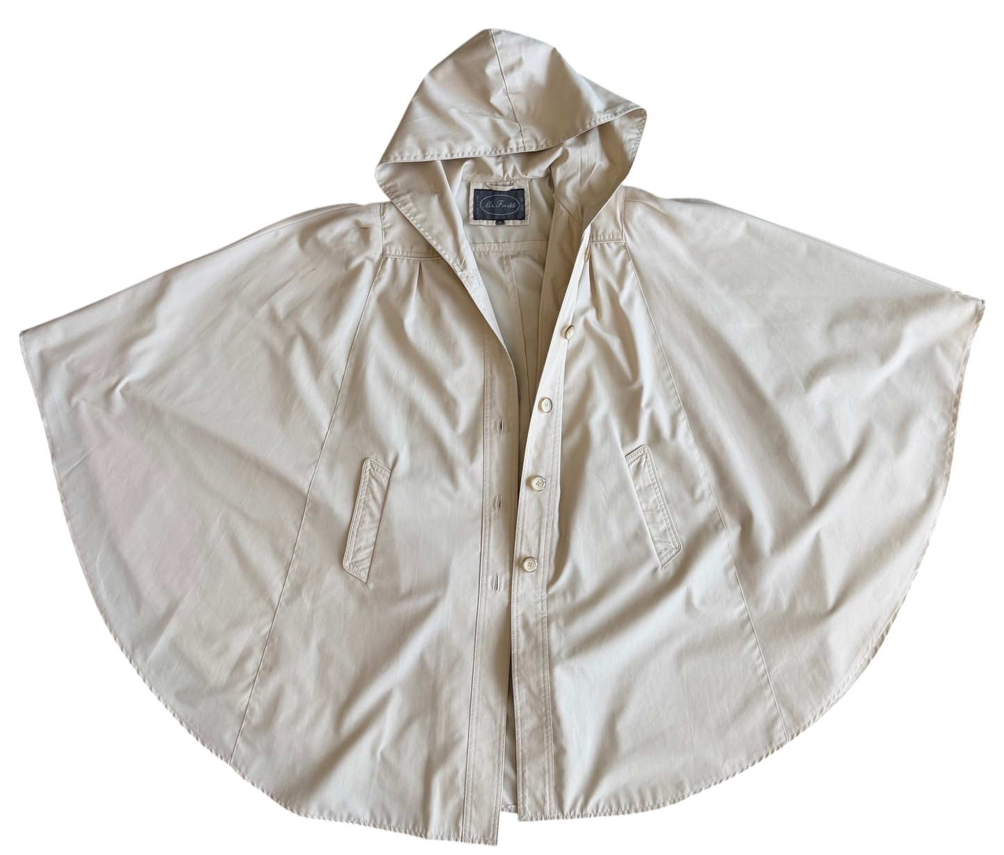 1970's Ms. Freddi Hooded Trench Cape