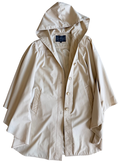 1970's Ms. Freddi Hooded Trench Cape