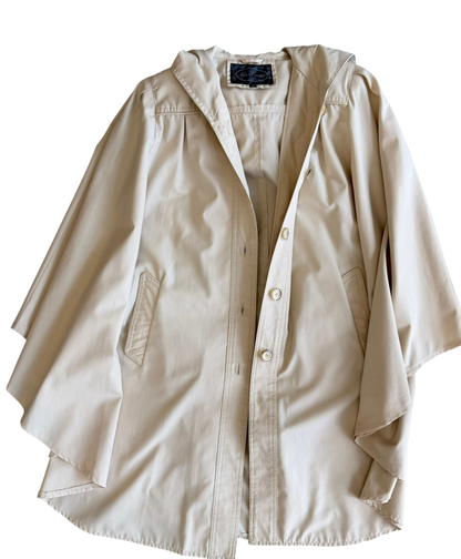 1970's Ms. Freddi Hooded Trench Cape