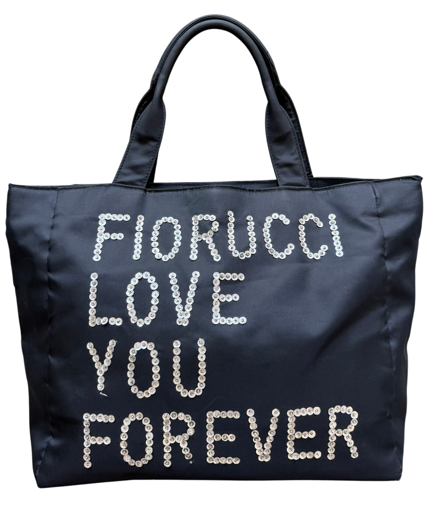 Vintage Fiorucci "LOVE YOU FOREVER" Sequin Tote