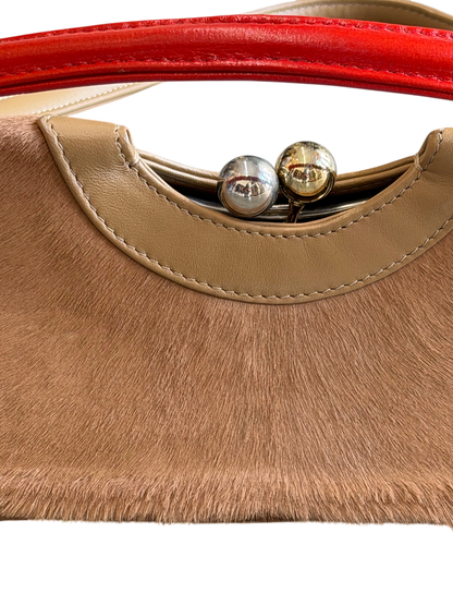 KUSTT Pony Hair Mushroom Bag