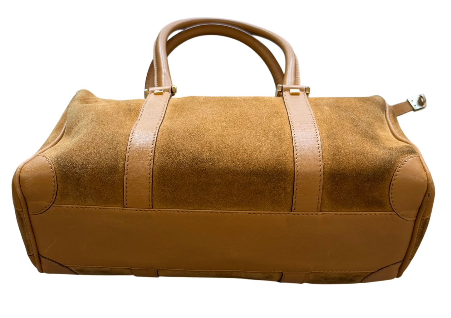 Gucci Suede Boston Bag