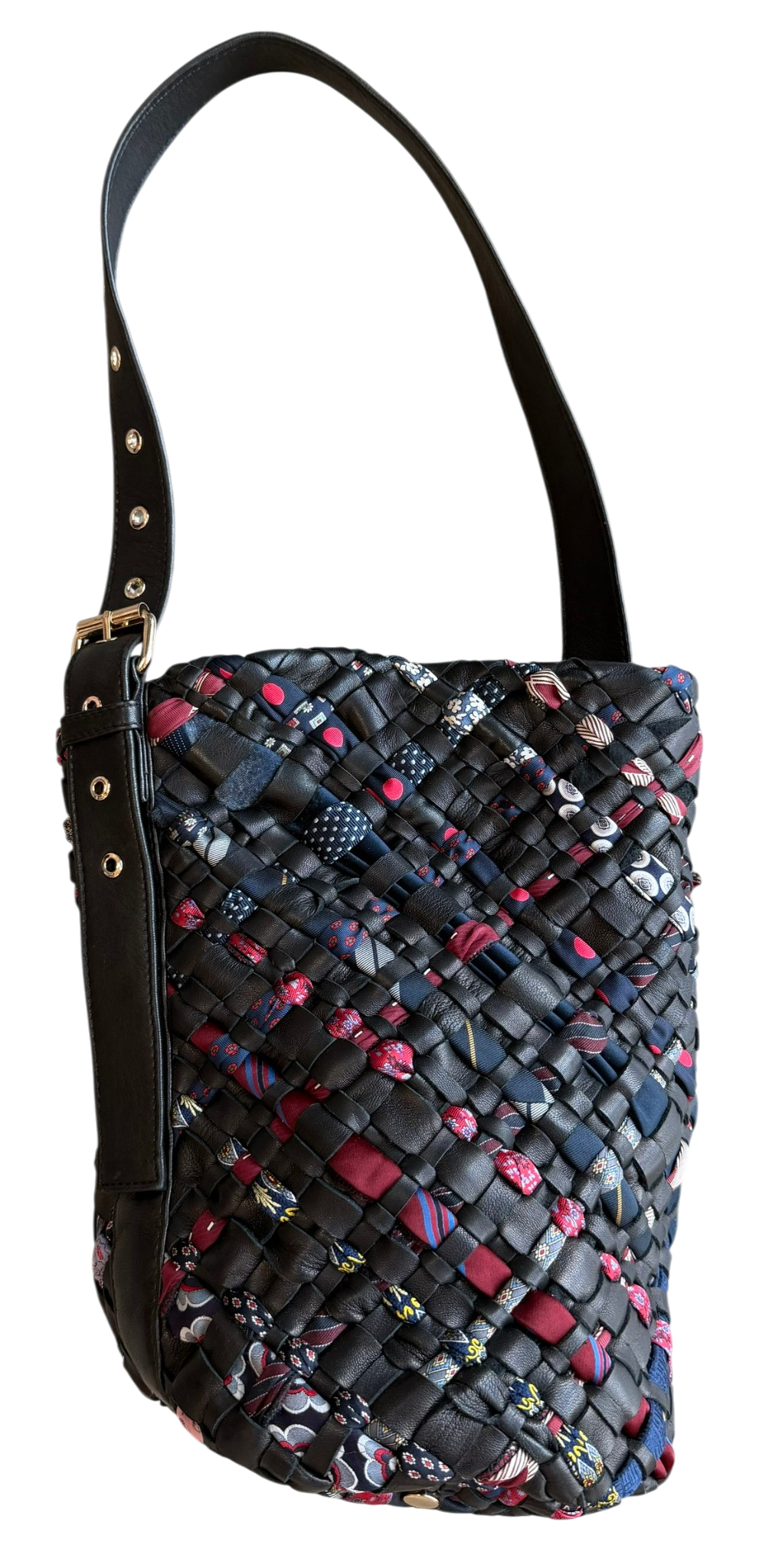 KUSTT "The Tie-Up" One-of-a-Kind Woven Bag
