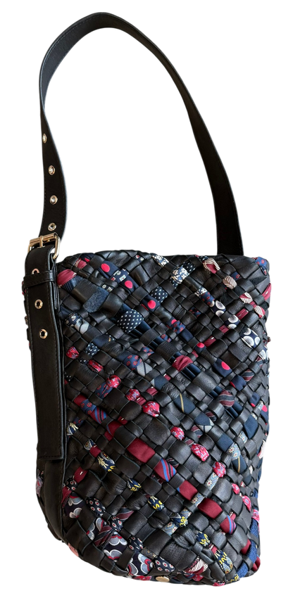KUSTT "The Tie-Up" One-of-a-Kind Woven Bag