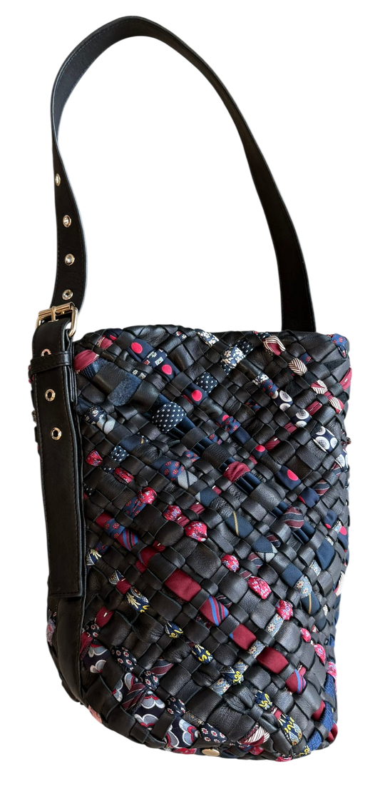 KUSTT "The Tie-Up" One-of-a-Kind Woven Bag