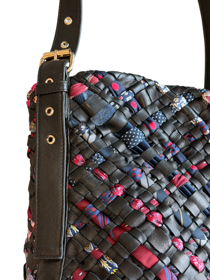 KUSTT "The Tie-Up" One-of-a-Kind Woven Bag