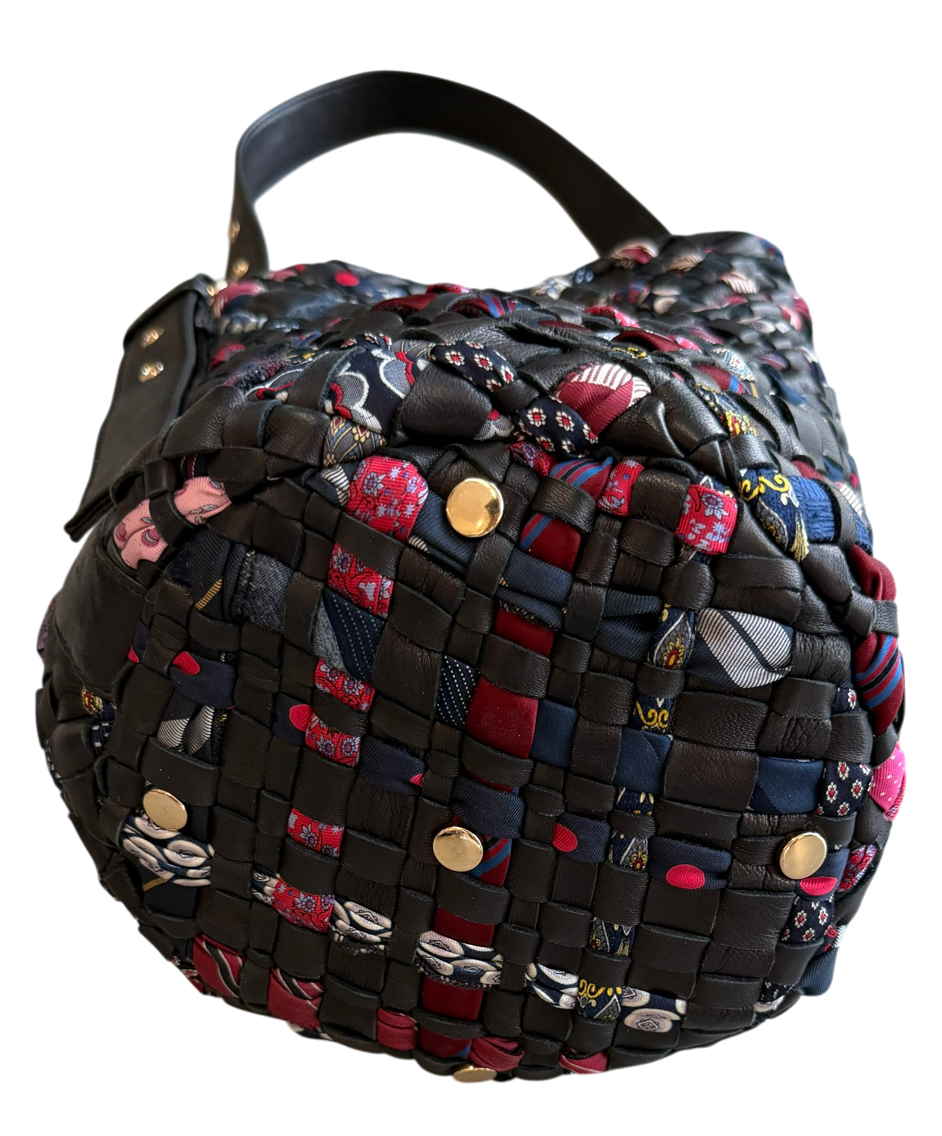KUSTT "The Tie-Up" One-of-a-Kind Woven Bag