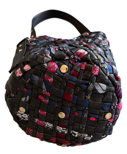 KUSTT "The Tie-Up" One-of-a-Kind Woven Bag