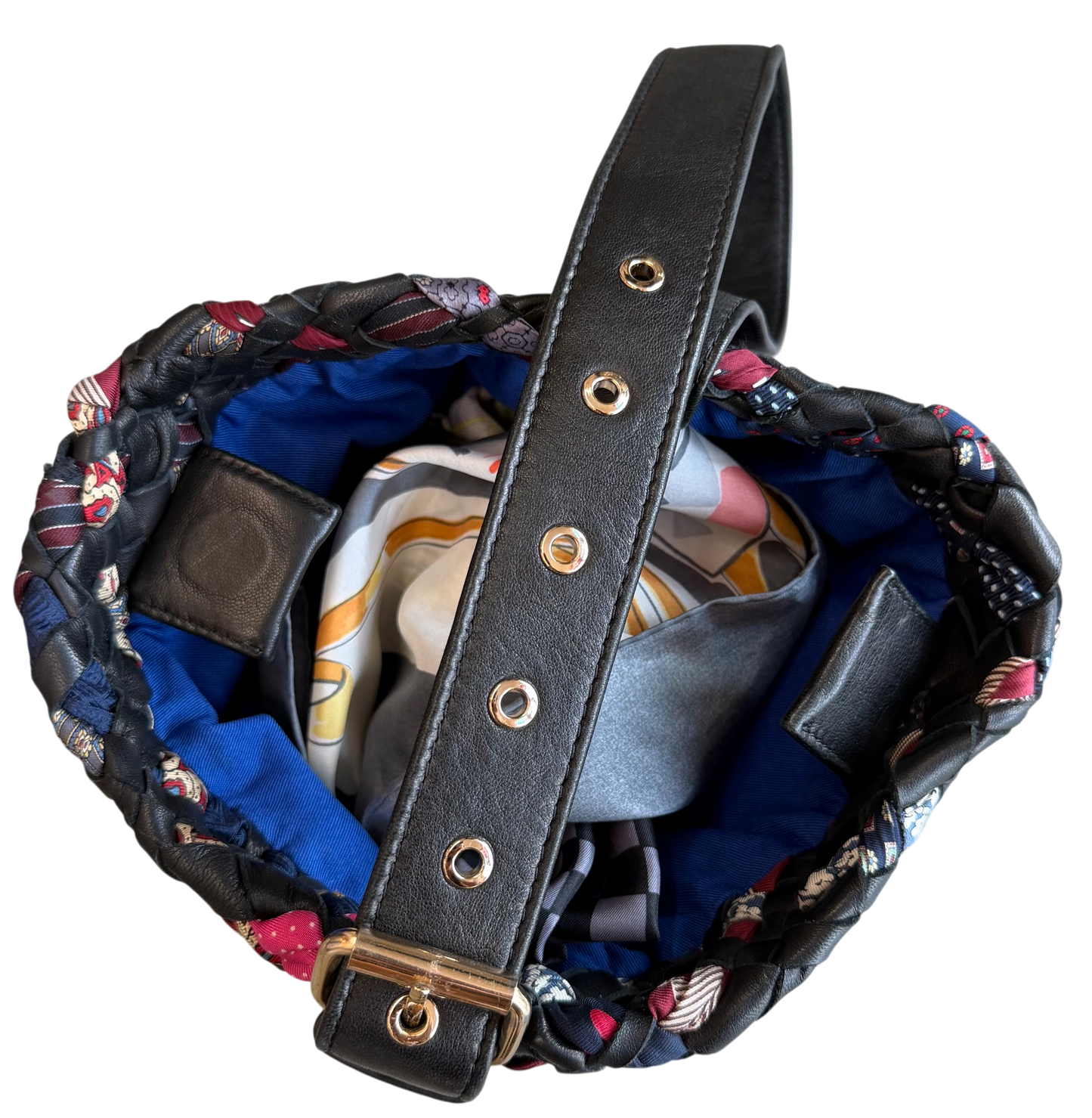 KUSTT "The Tie-Up" One-of-a-Kind Woven Bag