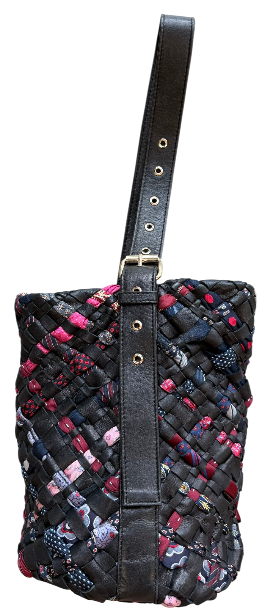 KUSTT "The Tie-Up" One-of-a-Kind Woven Bag