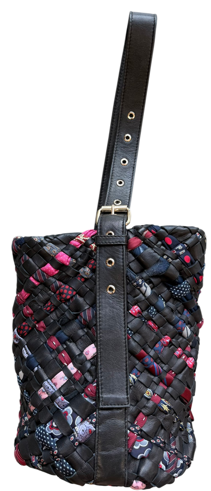 KUSTT "The Tie-Up" One-of-a-Kind Woven Bag