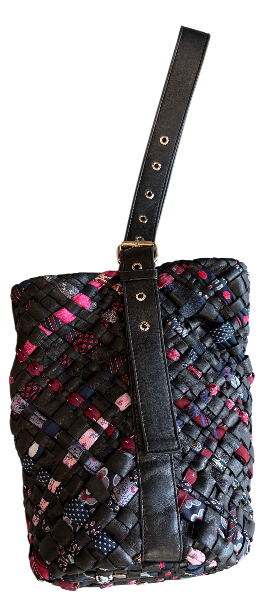 KUSTT "The Tie-Up" One-of-a-Kind Woven Bag