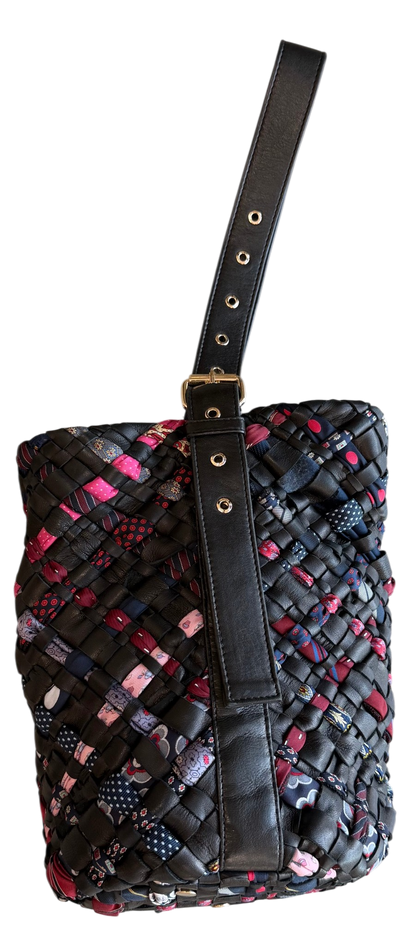 KUSTT "The Tie-Up" One-of-a-Kind Woven Bag