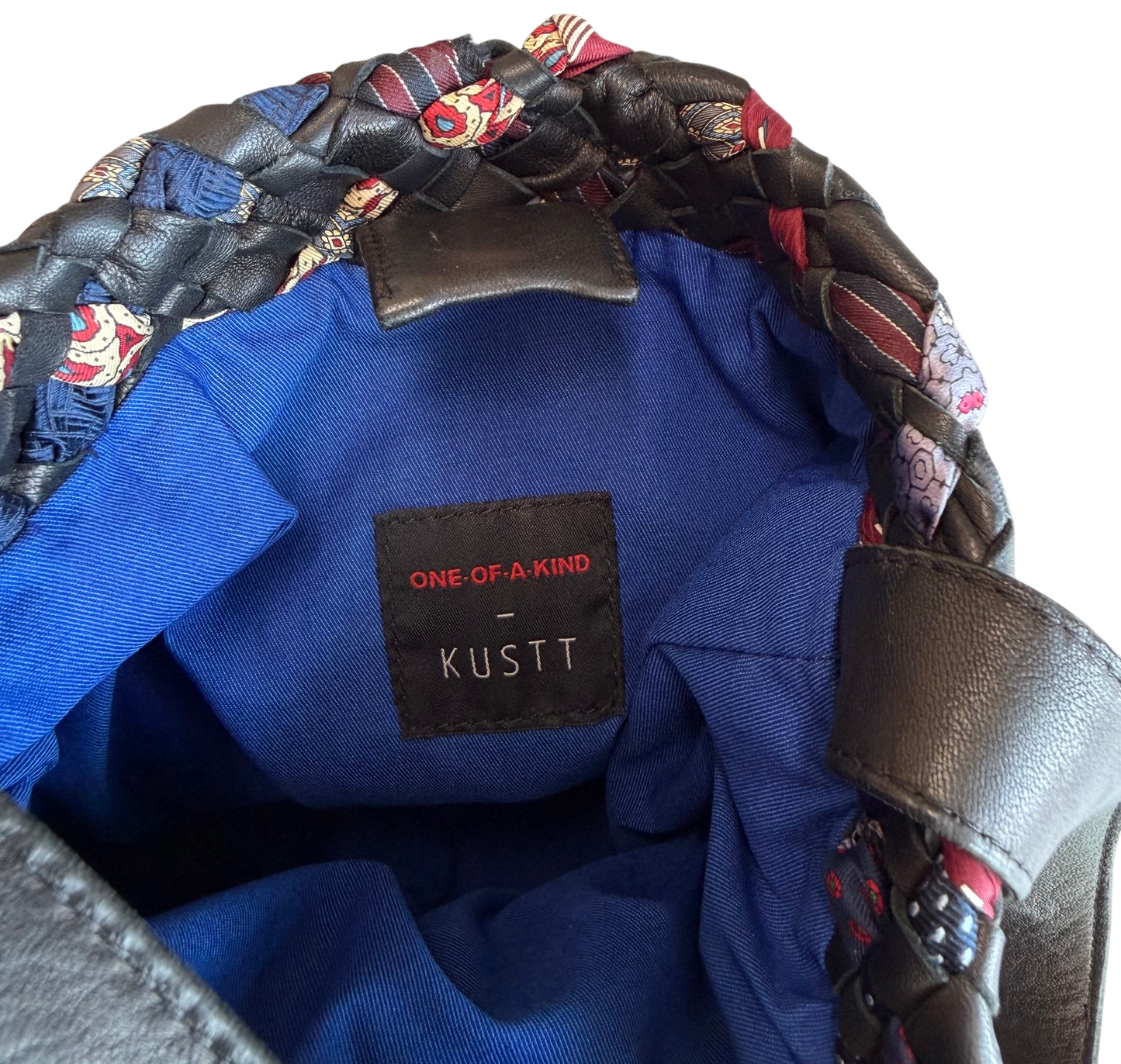 KUSTT "The Tie-Up" One-of-a-Kind Woven Bag