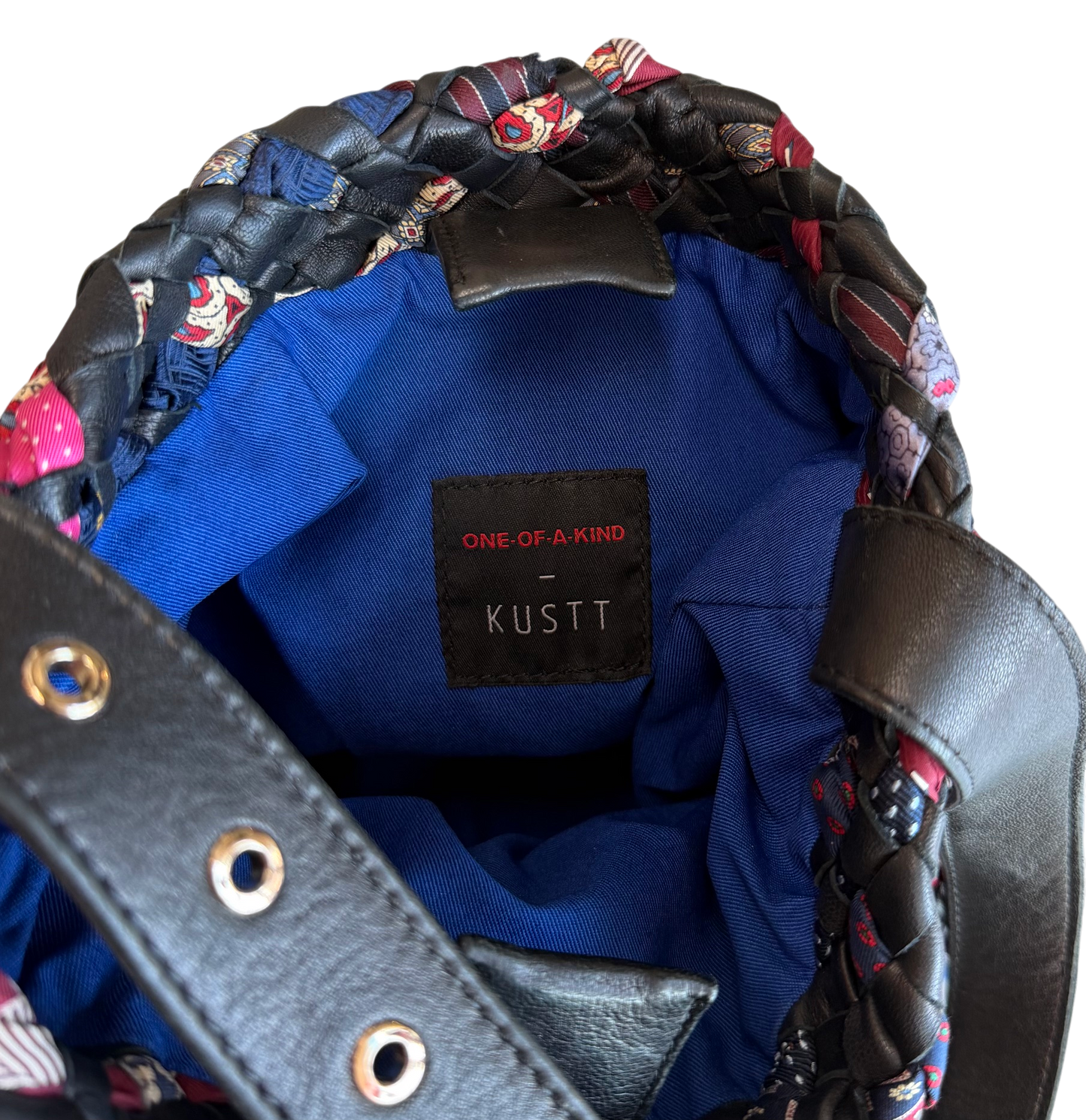 KUSTT "The Tie-Up" One-of-a-Kind Woven Bag