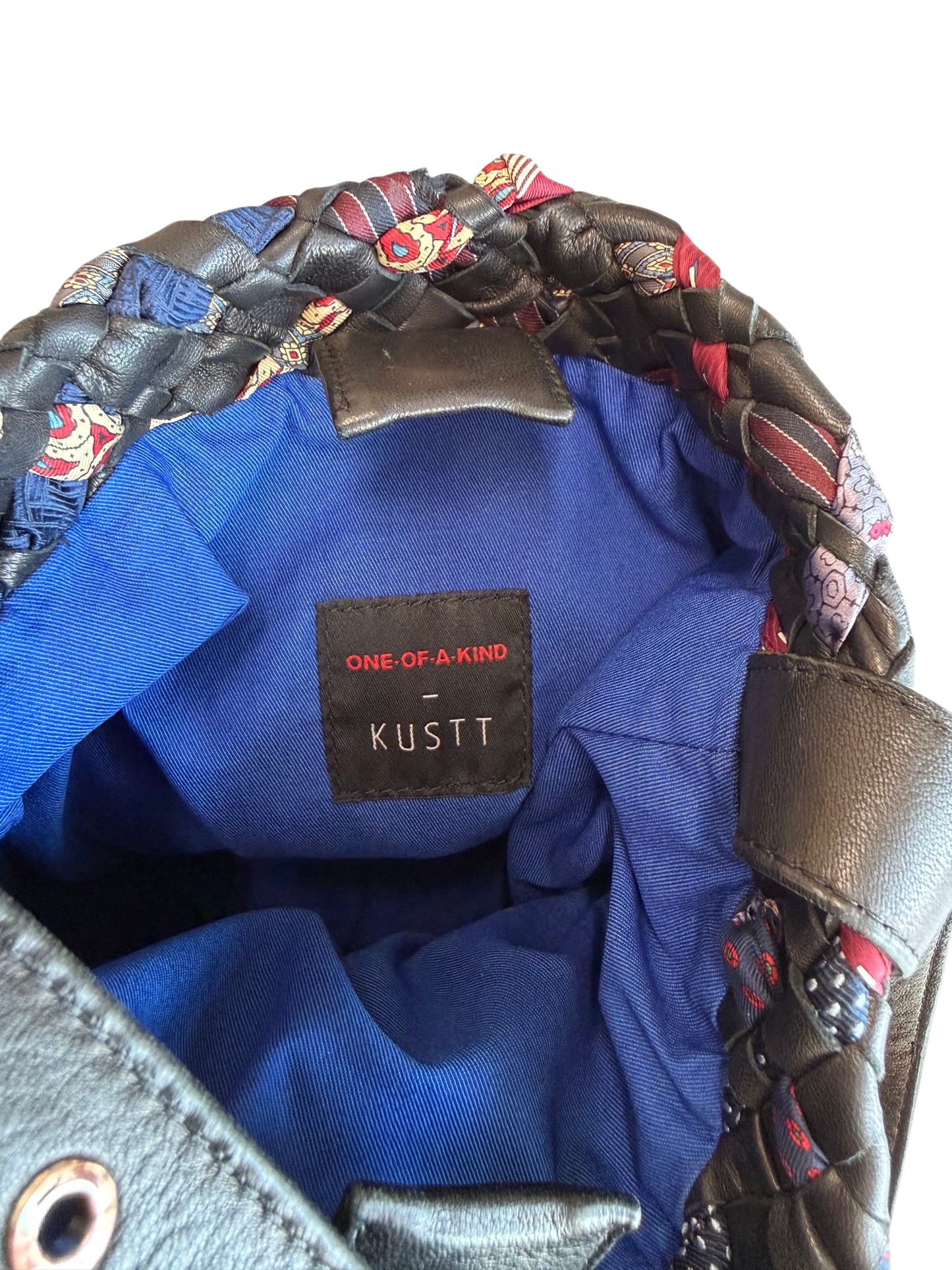 KUSTT "The Tie-Up" One-of-a-Kind Woven Bag
