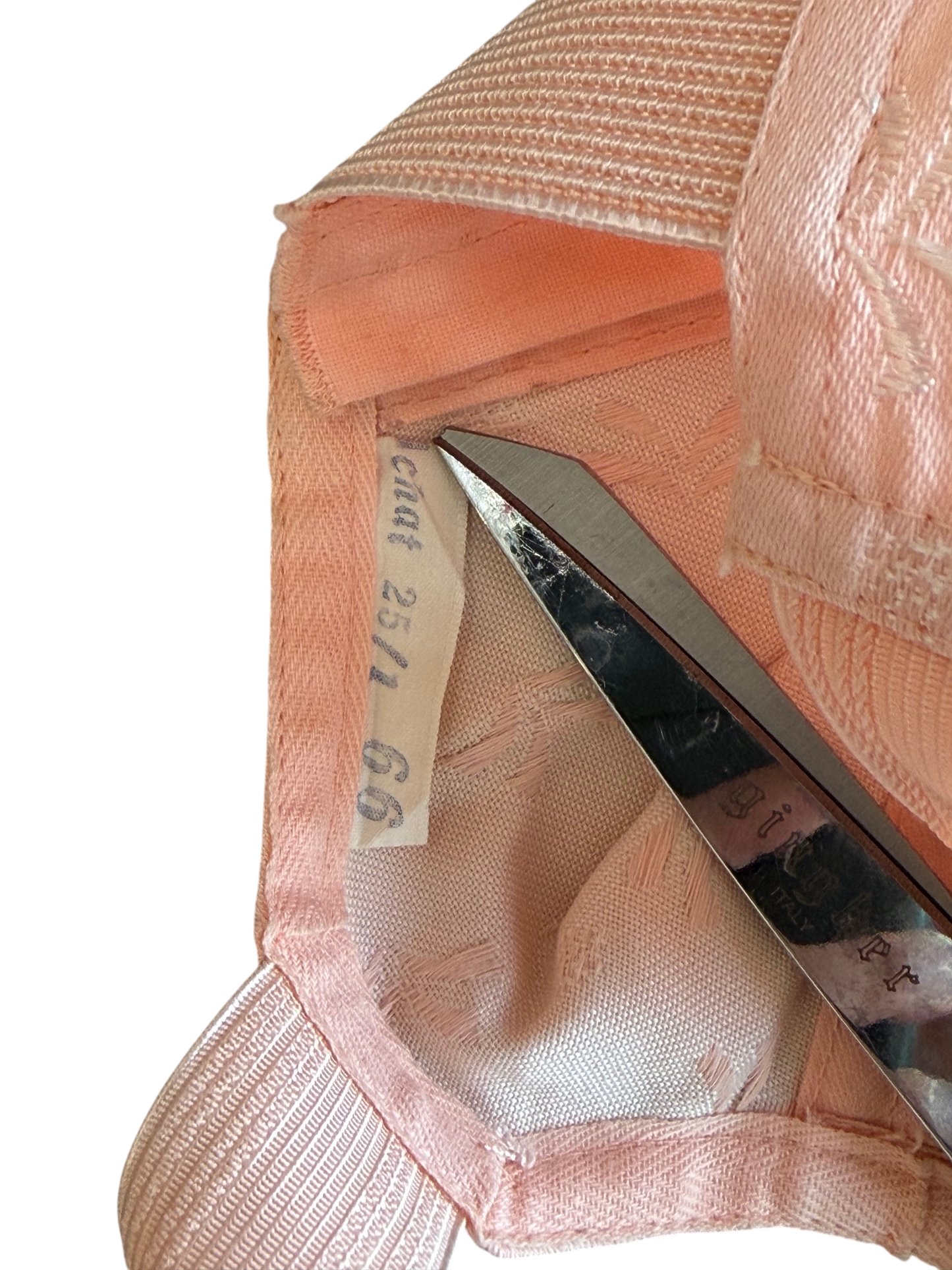 1950s Triumph Pink Jacquard Garter Belt