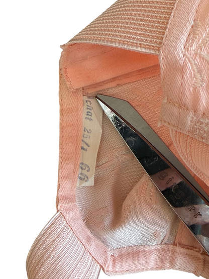 1950s Triumph Pink Jacquard Garter Belt