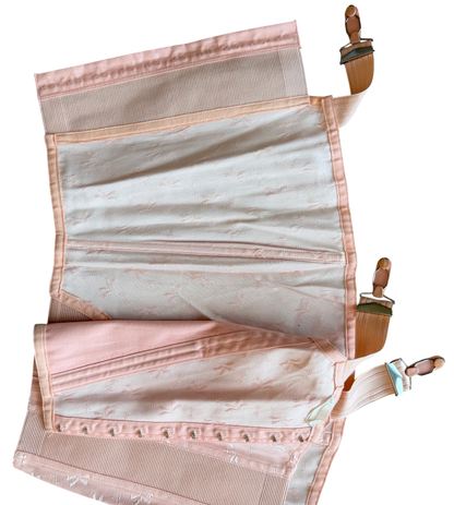 1950s Triumph Pink Jacquard Garter Belt