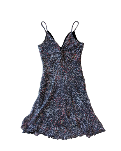 Italian Silk Floral Print Dress