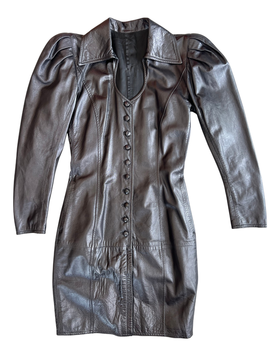 Italian Leather Dress