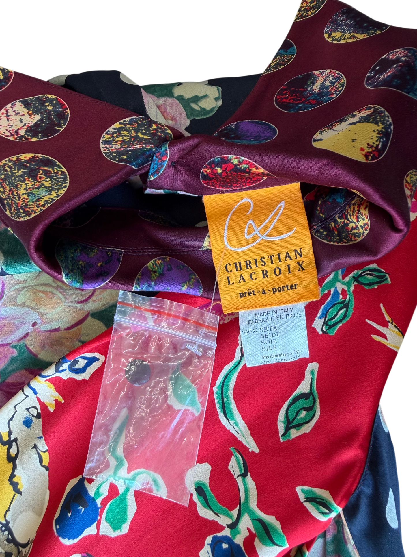 Christian Lacroix Neiman Marcus Silk Skirt Set