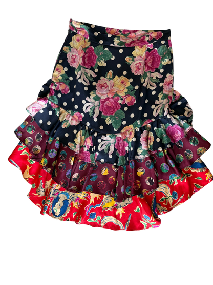 Christian Lacroix Neiman Marcus Silk Skirt Set