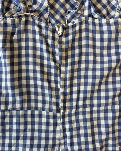 1970's Gingham Cotton Dress