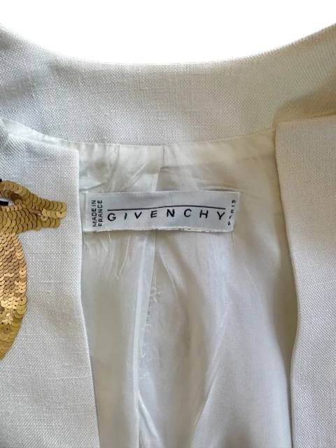 Givenchy Sequin Gazelle Cropped Jacket