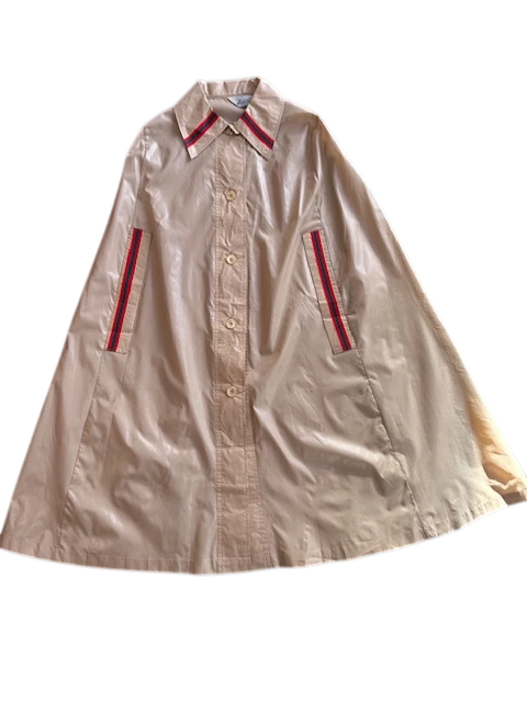 1970's Aqua Sheen by Exylin  Cape/Poncho