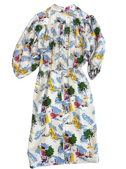 1980's Saint Laurent Silk Paris Dress
