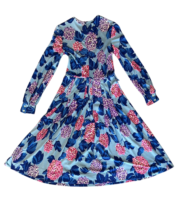 Hanae Mori Ban-Lon by Vivid Floral Dress