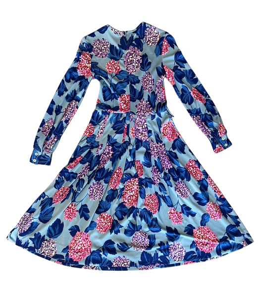 Hanae Mori Ban-Lon by Vivid Floral Dress