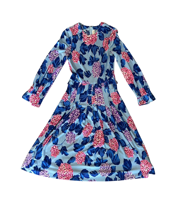 Hanae Mori Ban-Lon by Vivid Floral Dress
