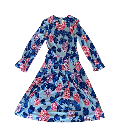 Hanae Mori Ban-Lon by Vivid Floral Dress