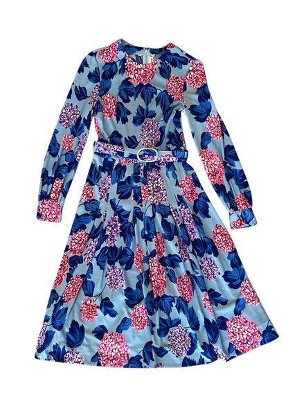 Hanae Mori Ban-Lon by Vivid Floral Dress