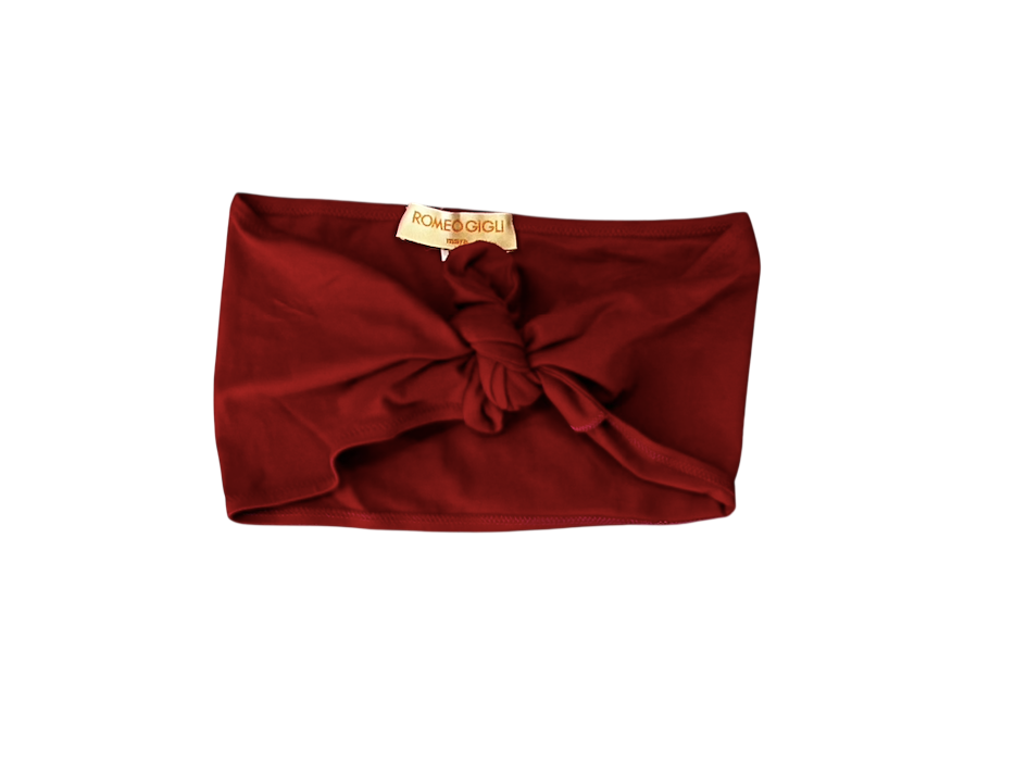 Romeo Gigli Deadstock Red Two-Piece Swimsuit