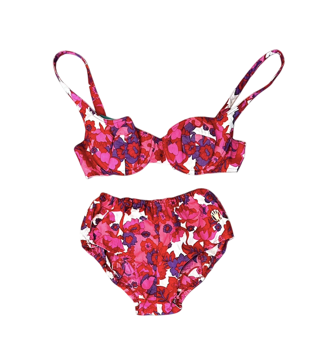 1960's Triumph Floral Bikini Set