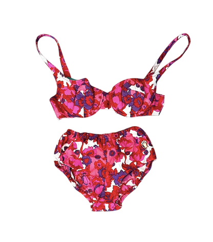 1960's Triumph Floral Bikini Set
