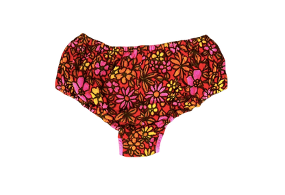 1960's Terry Cloth Floral Bikini