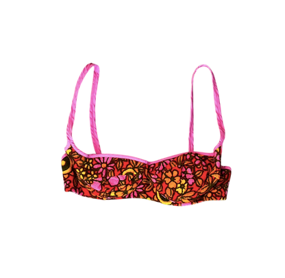 1960's Terry Cloth Floral Bikini