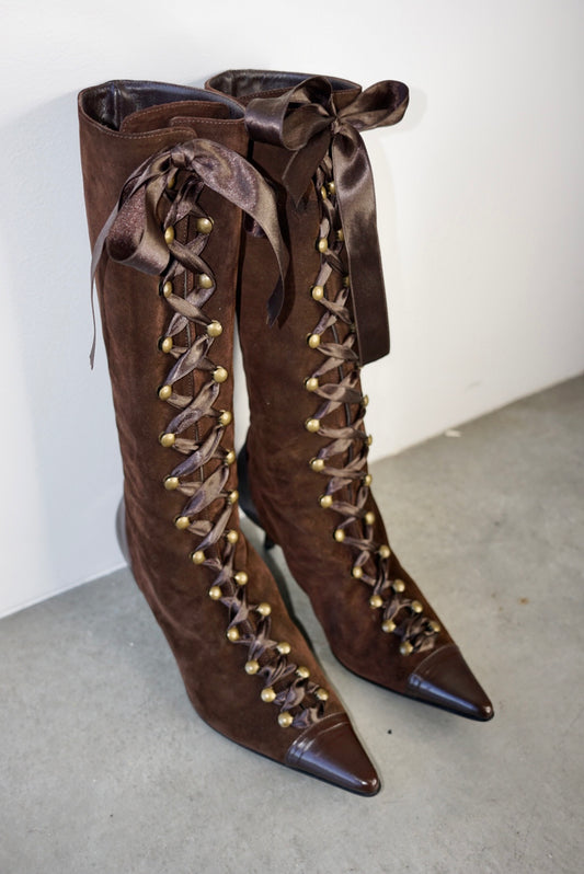 Romeo Gigli Suede Boots